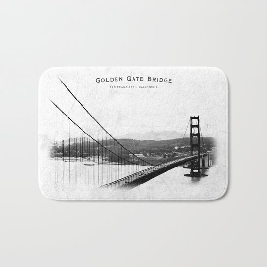 Golden Gate Bridge - San Francisco Bath Mat