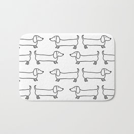 15X23" Brown Dachshund Dogs Bathroom Mat Vast Cartoon Design Area Rugs Decorate 