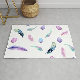 Feathers & Eggs Rug
