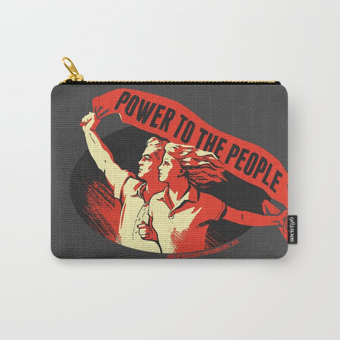 Power to the People Carry-All Pouch