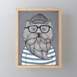 The Fisherman Framed Mini Art Print