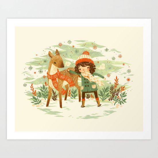 A Wobbly Pair Art Print