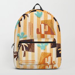 Desert Palms Mid-Century Modern Backpack