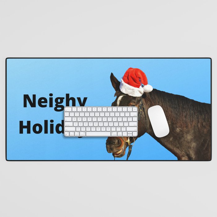 Neighy Holidays Horse Desk Mat