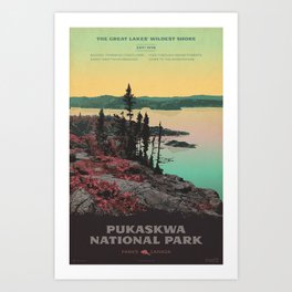 Pukaskwa National Park Art Print