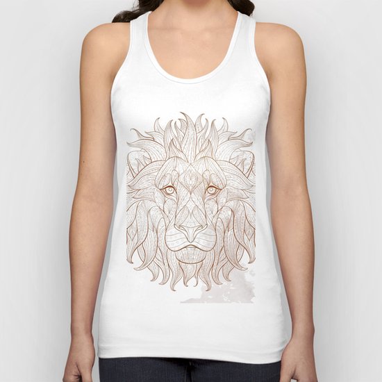 Ethnic Lion Unisex Tank Top