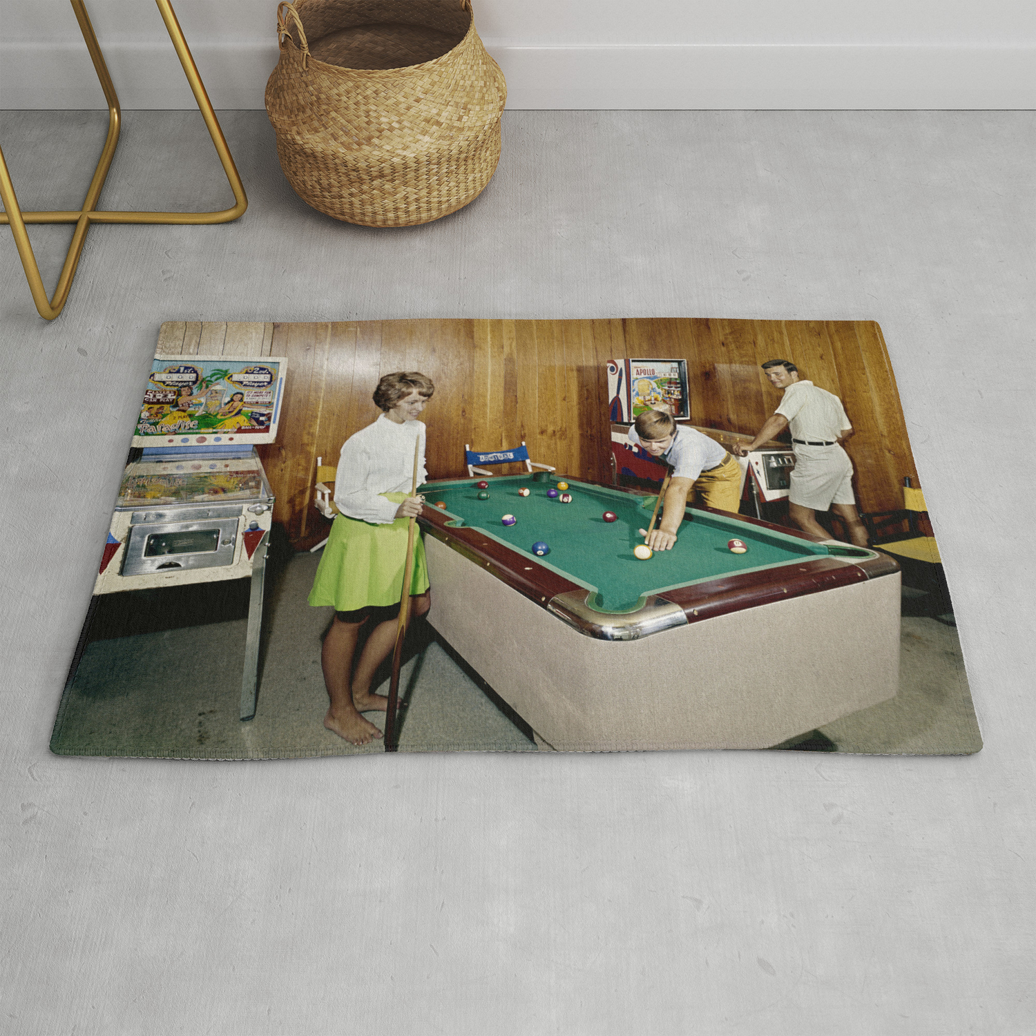 1960 S Room With Pinball And A Pool Table In The Admiral Room With Pinball And A Pool Table