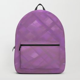 Abstract pink fractal background with various color lines and strips Backpack