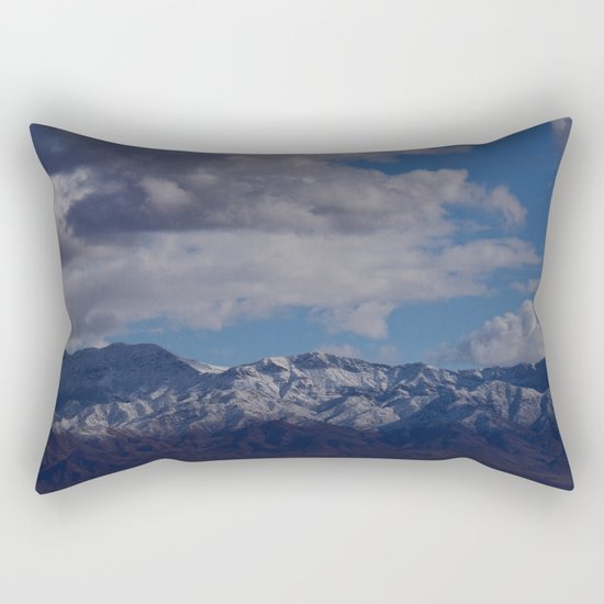 Desert Snow on Christmas! Rectangular Pillow