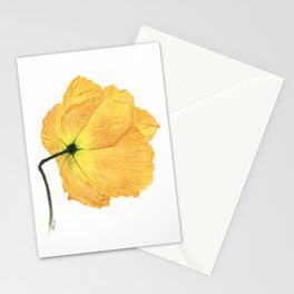 Yellow Poppy 9 Stationery Cards