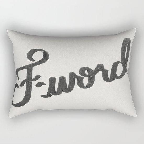 F-word Rectangular Pillow