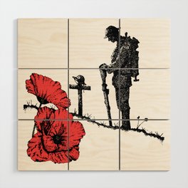 Lest We Forget - Poppy Day Wood Wall Art
