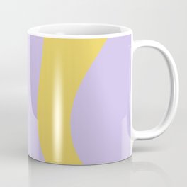 Wavy Land - Lime & Lilac Coffee Mug