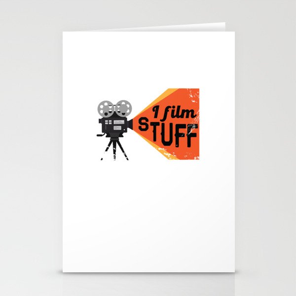 I Film Stuff Filmmaker Film Making Movie Director Stationery Cards