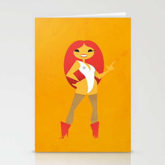 Star Girl Stationery Cards
