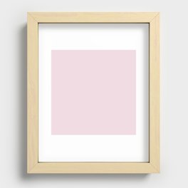 Pink Sand Castle Recessed Framed Print