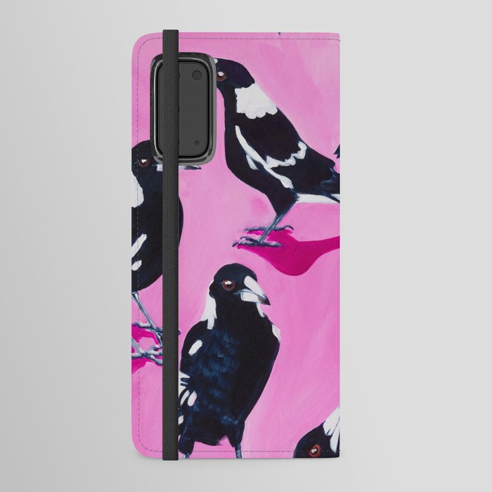 Charm of Magpies Android Wallet Case