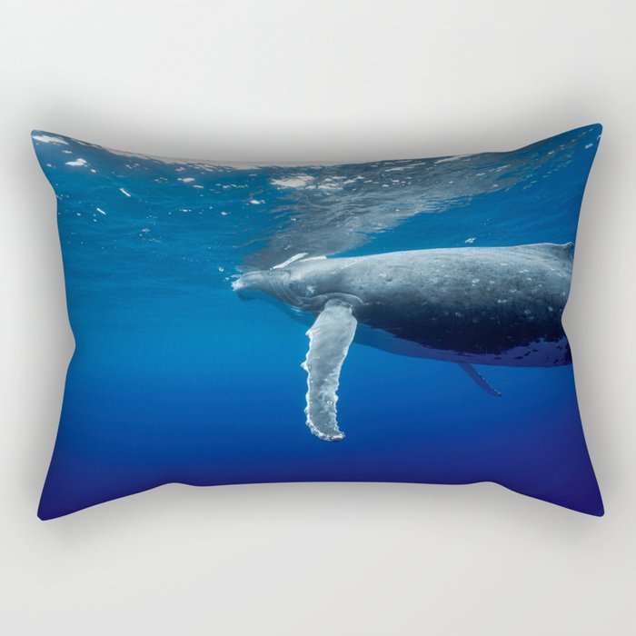 Humpback Whale Rectangular Pillow