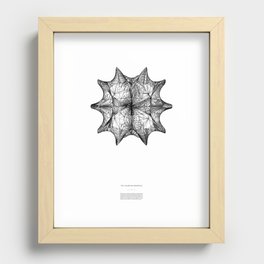 The Calabi-Yau Manifold - White Recessed Framed Print
