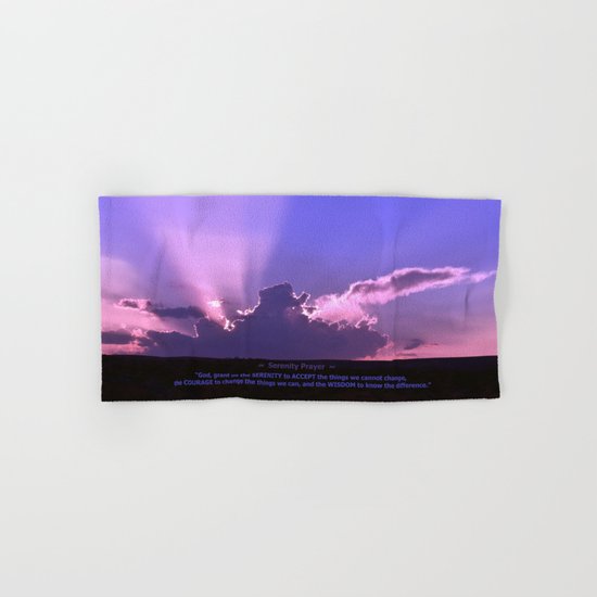 Serenity Prayer - III Hand & Bath Towel