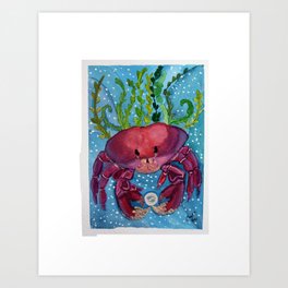 Cancer: The Crab Art Print