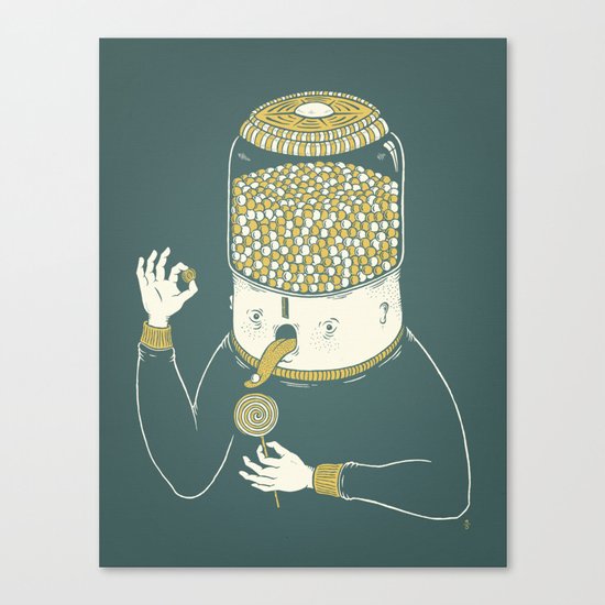 Candyholic Canvas Print