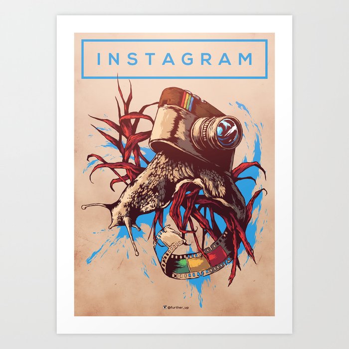 Social Networks / Instagram Art Print
