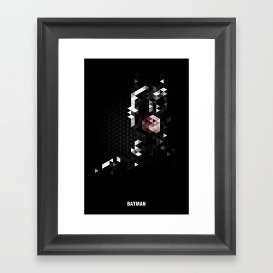 THE DARK KNIGHT Framed Art Print