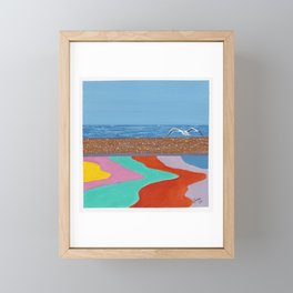 Rainbow pathway Framed Mini Art Print