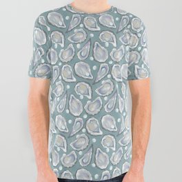 Oysters and Pearls All Over Graphic Tee