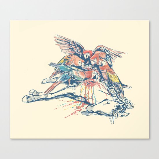 Vultures Canvas Print