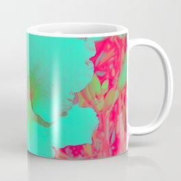 Mint Hibiscus Flower Mug
