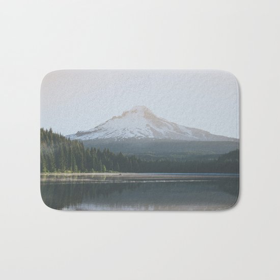 Trillium Lake Sunrise Bath Mat