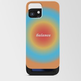 Balance gradient background iPhone Card Case