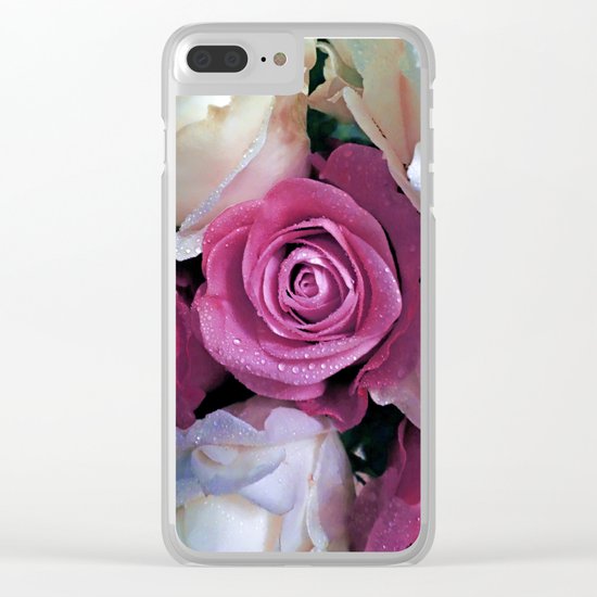 Roses Clear iPhone Case