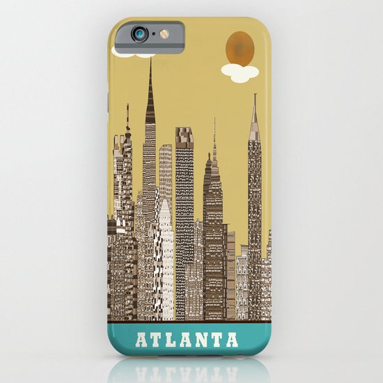 Atlanta city vintage iPhone & iPod Case
