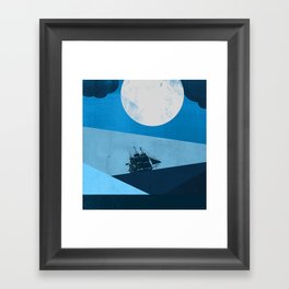 Solo Ocean Trip Framed Art Print