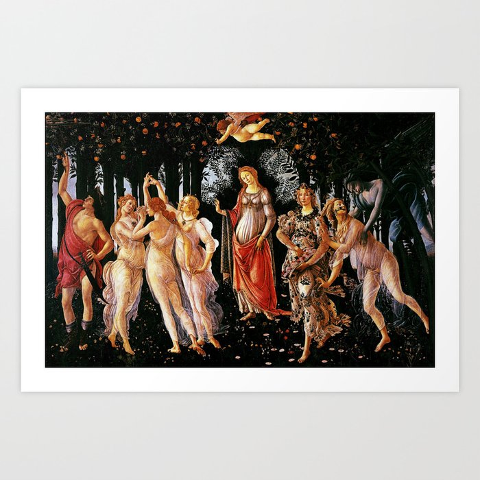Sandro Botticelli La Primavera 1482 Art Print