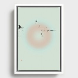 Vanish Into Thin Air (Etude Circulaire n° 15) Framed Canvas