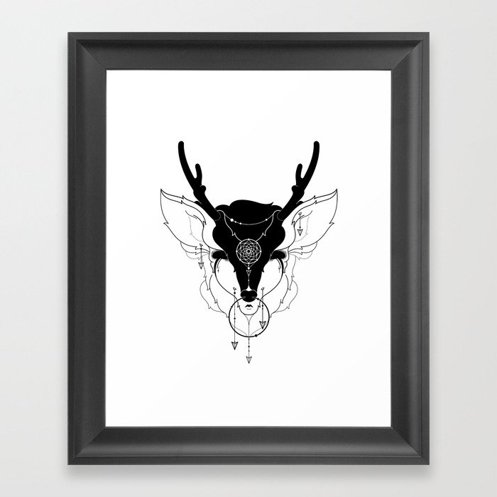 Deer Framed Art Print