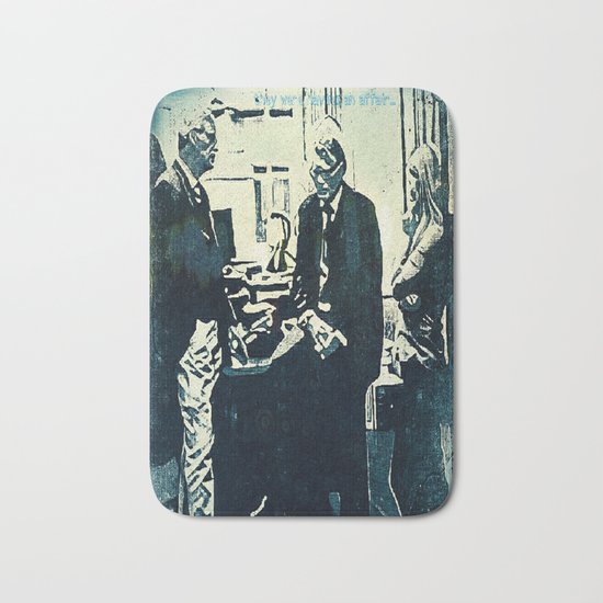 Manage a Trois (Office Drama) Bath Mat