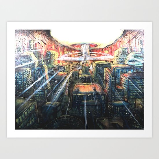 A thousand Suns Art Print