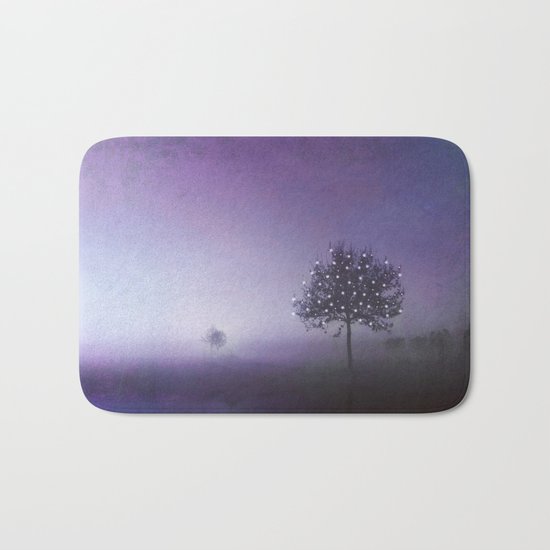 SOLITUDE IN TIME - PURPLE Bath Mat