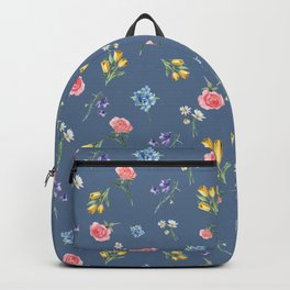 Spring Time Floral Pattern Backpack