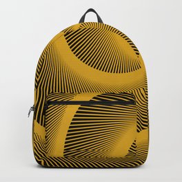 Gold Spiral Art Backpack | Illustration, Stencil, Spiraldesign, Graphicdesign, Modern, Luxury, Goldcircle, Pattern, Spiral, Vector 