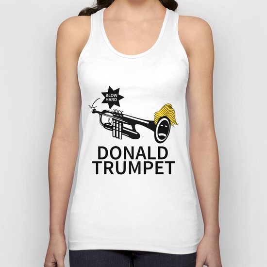 Donald Trump Trumpet Unisex Tank Top