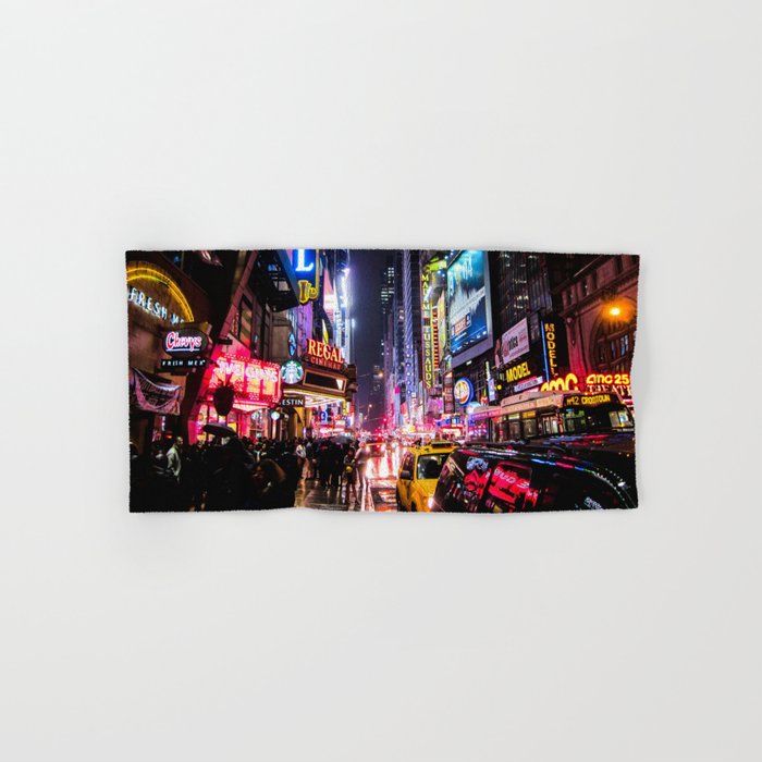 New York City Night Hand & Bath Towel