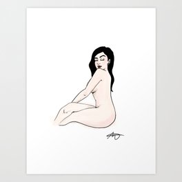 CHEEKY Art Print