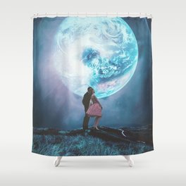 Two million Years from Yesterday Shower Curtain