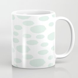 Mint Polka Art Coffee Mug